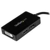 STARTECH Travel A|V adapter - 3-in-1 Mini DisplayPort to DisplayPort DVI or HDMI converter (MDP2DPDVHD)