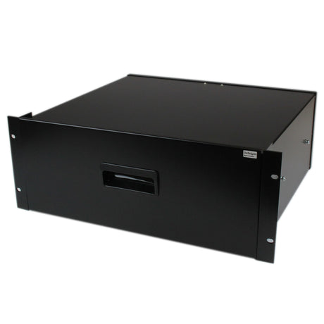 STARTECH 4U Rack Mount Drawer - 55 lb (25 kg) - 4U Steel Storage Rack Drawer for 19" AV | Sever | Network Equipment Rack or Cabinet (4UDRAWER) (4UDRAWER)