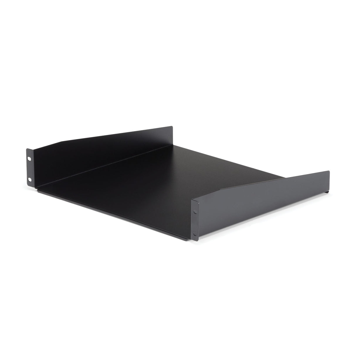 STARTECH 2U Server Rack Shelf - Universal Rack Mount Cantilever Shelf for 19" Network Equipment Rack & Cabinet - Heavy Duty Steel | Weight Capacity 44lb|20kg - 16" Deep Tray | Black (CABSHELF) (CABSHELF)