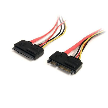 STARTECH 12in 22 Pin SATA Power and Data Extension Cable - 1ft SATA data power Extension - 12" SATA Extension (SATA22PEXT)