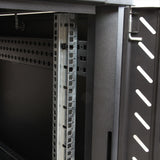 STARTECH 4-Post 12U Server Rack Cabinet | 19" Data Rack Cabinet for IT | Network Equipment | with Adjustable Mounting Rails (RK1236BKF)