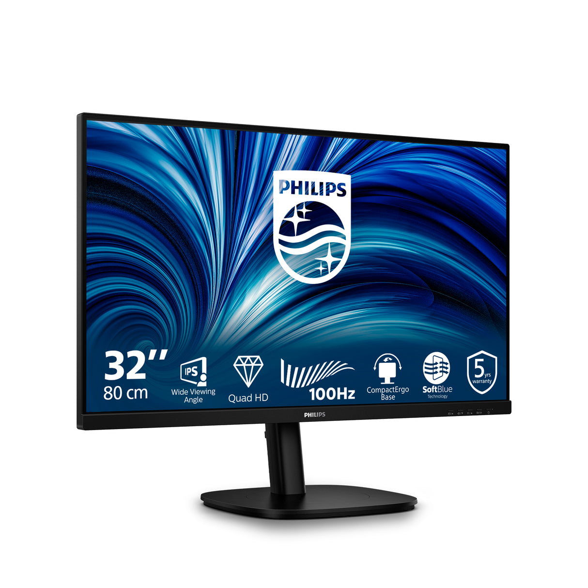 PHILIPS 32B2N3500 Monitor – 31.5" / QHD / IPS / 100Hz – Business Monitor