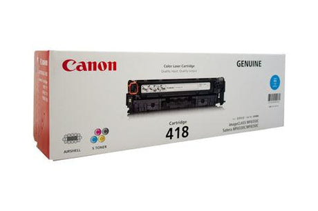 CANON 418 Cyan toner cartridge for imageCLASS MF8350Cdn (CART418C)