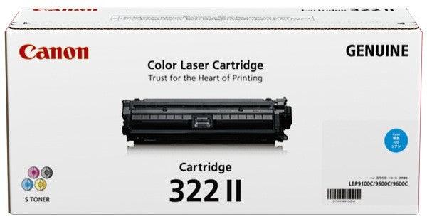 CANON 322 High Yield Cyan toner cartridge for LASERSHOT LBP9100Cdn (CART322CII)