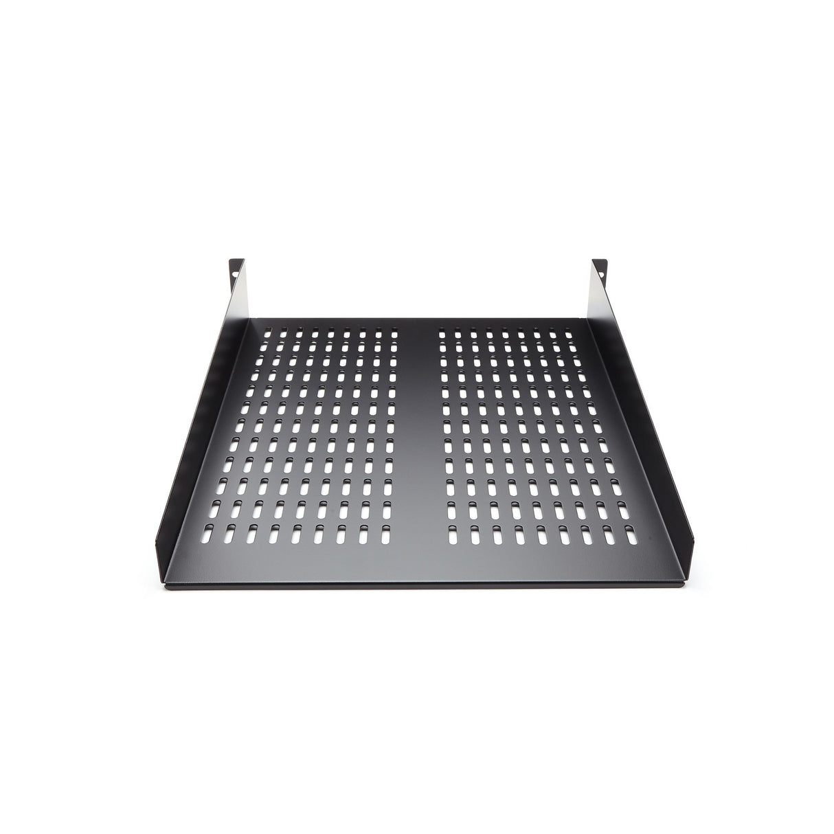 STARTECH 2U Server Rack Shelf - Universal Vented Rack Mount Cantilever Tray for 19" Network Equipment Rack & Cabinet - Heavy Duty Steel - Weight Capacity 50lb|23kg - 22" Deep Shelf (CABSHELF22V) (CABSHELF22V)