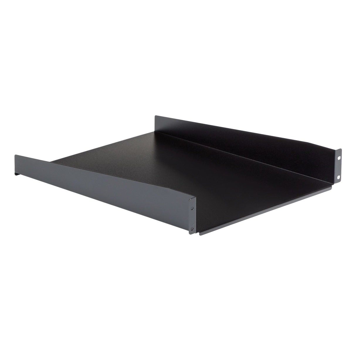 STARTECH 2U Server Rack Shelf - Universal Rack Mount Cantilever Shelf for 19" Network Equipment Rack & Cabinet - Heavy Duty Steel | Weight Capacity 50lb|23kg - 22" Deep Tray | Black (CABSHELF22) (CABSHELF22)