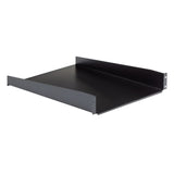 STARTECH 2U Server Rack Shelf - Universal Rack Mount Cantilever Shelf for 19" Network Equipment Rack & Cabinet - Heavy Duty Steel | Weight Capacity 50lb|23kg - 22" Deep Tray | Black (CABSHELF22) (CABSHELF22)