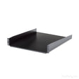 STARTECH 2U Server Rack Shelf - Universal Rack Mount Cantilever Shelf for 19" Network Equipment Rack & Cabinet - Heavy Duty Steel | Weight Capacity 50lb|23kg - 22" Deep Tray | Black (CABSHELF22) (CABSHELF22)