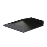 STARTECH 2U Server Rack Shelf - Universal Rack Mount Cantilever Shelf for 19" Network Equipment Rack & Cabinet - Heavy Duty Steel | Weight Capacity 125lb|56kg - 18" Deep Tray | Black (CABSHELFHD) (CABSHELFHD)