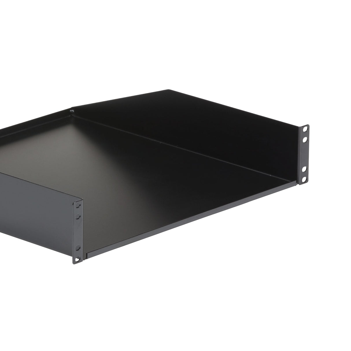 STARTECH 2U Server Rack Shelf - Universal Rack Mount Cantilever Shelf for 19" Network Equipment Rack & Cabinet - Heavy Duty Steel | Weight Capacity 125lb|56kg - 18" Deep Tray | Black (CABSHELFHD) (CABSHELFHD)