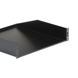 STARTECH 2U Server Rack Shelf - Universal Rack Mount Cantilever Shelf for 19" Network Equipment Rack & Cabinet - Heavy Duty Steel | Weight Capacity 125lb|56kg - 18" Deep Tray | Black (CABSHELFHD) (CABSHELFHD)