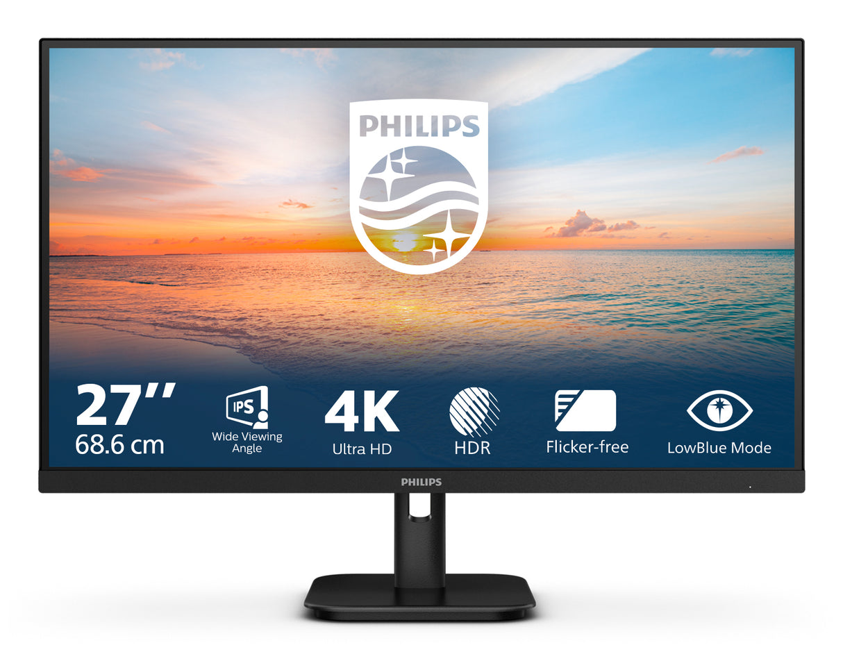 Philips 27E1N1800A/75 Monitor – 27" / 4K UHD / IPS / 60Hz – Business Monitor