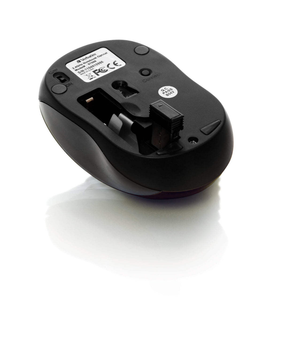 VERBATIM GO NANO – Wireless 2.4GHz / 1600 DPI / Compact – Office Wireless Mouse