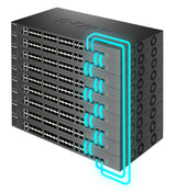 D-LINK Layer 3 Stackable 10 Gigabit Managed Optical Fiber Network Switch