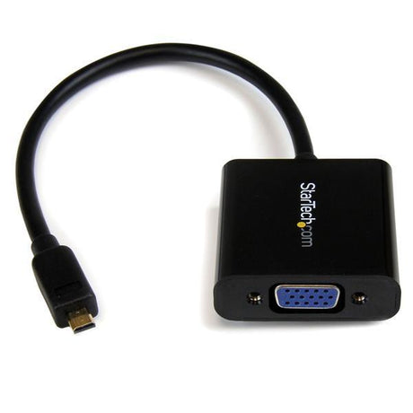 STARTECH Micro HDMI to VGA Adapter Converter for Smartphones | Ultrabook | Tablet - 1920x1080 - Micro HDMI Male to VGA Female (MCHD2VGAE2)