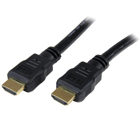 STARTECH 6ft (2m) HDMI Cable - 4K High Speed HDMI Cable with Ethernet - UHD 4K 30Hz Video - HDMI 1.4 Cable - Ultra HD HDMI Monitors | Projectors | TVs & Displays - Black HDMI Cord - M|M (HDMM6) (HDMM6)