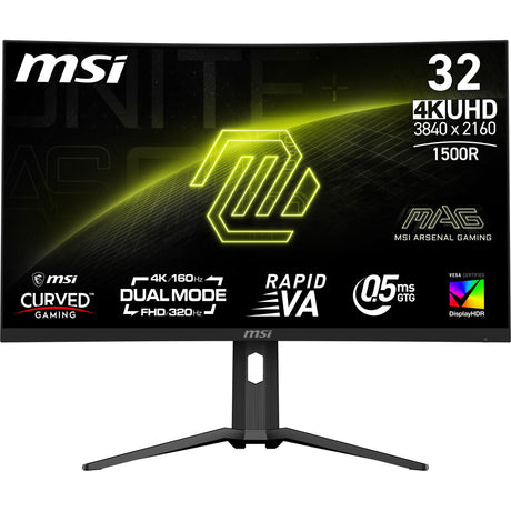 MSI MAG 321CUPDF Monitor – 31.5" / 4K UHD / VA / 160Hz – Gaming Monitor