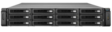 QNAP 2 x SAS 6 Gbps | 12 x 2.5"|3.5" SAS|SATA 6 Gbps | COM | 44.1 dB | 600 W | 14800 g | Black | 2U (REXP-1200U-RP)