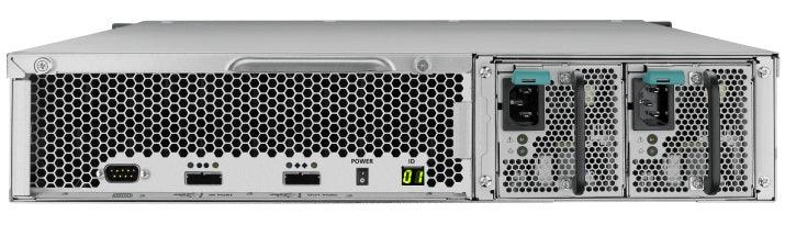 QNAP 2 x SAS 6 Gbps | 12 x 2.5"|3.5" SAS|SATA 6 Gbps | COM | 44.1 dB | 600 W | 14800 g | Black | 2U (REXP-1200U-RP)