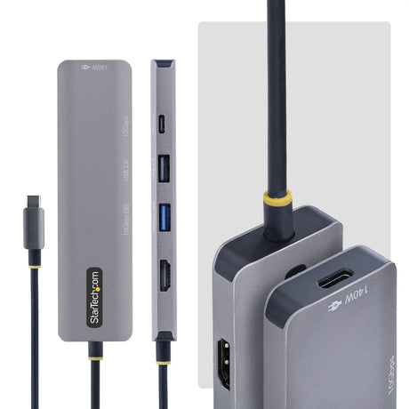 STARTECH 164B-USBC-MULTIPORT – USB-C / 140W PD / HDMI / 3x USB – Travel Hub