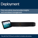 POLY Studio X72 All-In-One TC10 Controller Kit Video Collaboration Bar