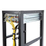 STARTECH 1U Vertical 2.2 x 3.9in Server Rack Cable Management D-Ring Hook w| Flexible Opening - Network Rack-Mount Cord Organizer Ring (CMHOOK1U) (CMHOOK1U)