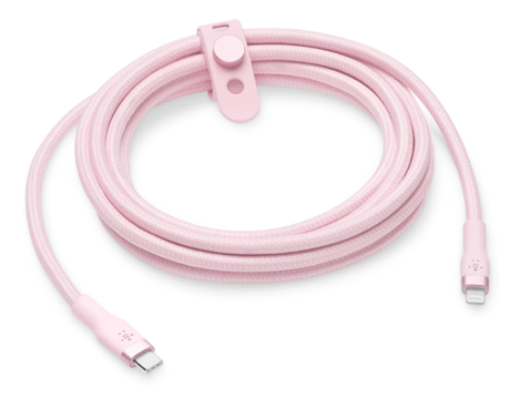Belkin 3M USB-C Lightning Cable - Pink