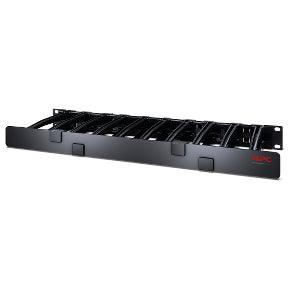 APC Horizontal Cable Manager | 1U x 6" Deep | Single-Sided with Cover (AR8612)