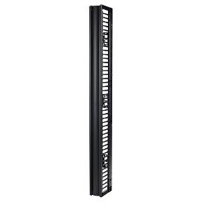 APC Valueline | Vertical Cable Manager for 2 & 4 Post Racks | 84"H X 6"W | Single-Sided with Door (AR8715)