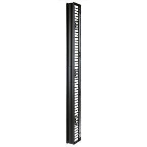 APC Valueline | Vertical Cable Manager for 2 & 4 Post Racks | 96"H X 6"W | Single-Sided with Door (AR8728)