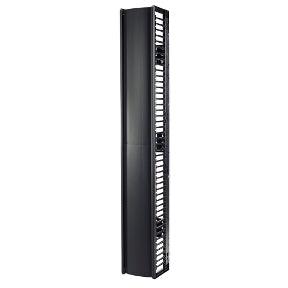 APC Valueline | Vertical Cable Manager for 2 & 4 Post Racks | 84"H X 12"W | Single-Sided with Door (AR8765)