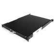STARTECH 1U Sliding Server Rack Mount Keyboard Shelf Tray - 55lbs - 22" Deep Steel Pull Out Drawer for 19" AV | Network Equipment Rack (SLIDESHELFD) (SLIDESHELFD)