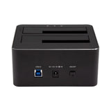 STARTECH Dual-Bay USB 3.0 to SATA Hard Drive Docking Station | USB Hard Drive Dock | External 2.5|3.5" SATA I|II|III | SSD|HDD Docking Station | Hot-Swap Hard Drive Bay | Top-Loading (SDOCK2U33) (SDOCK2U33)
