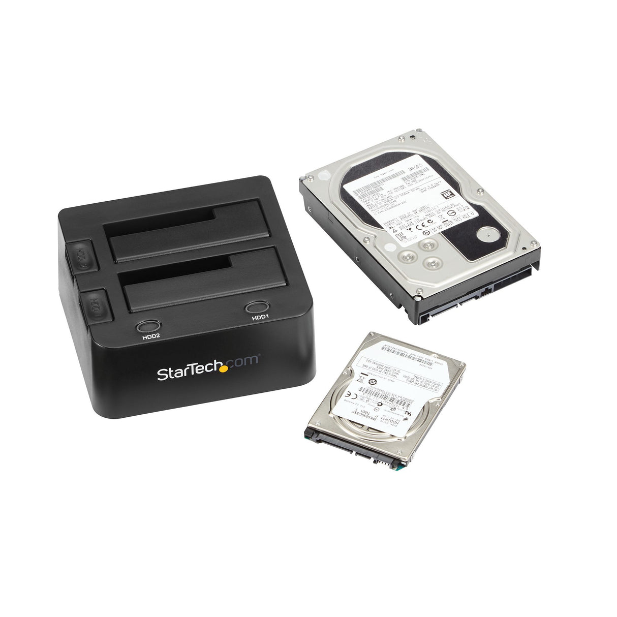 STARTECH Dual-Bay USB 3.0 to SATA Hard Drive Docking Station | USB Hard Drive Dock | External 2.5|3.5" SATA I|II|III | SSD|HDD Docking Station | Hot-Swap Hard Drive Bay | Top-Loading (SDOCK2U33) (SDOCK2U33)