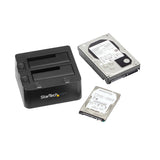 STARTECH Dual-Bay USB 3.0 to SATA Hard Drive Docking Station | USB Hard Drive Dock | External 2.5|3.5" SATA I|II|III | SSD|HDD Docking Station | Hot-Swap Hard Drive Bay | Top-Loading (SDOCK2U33) (SDOCK2U33)