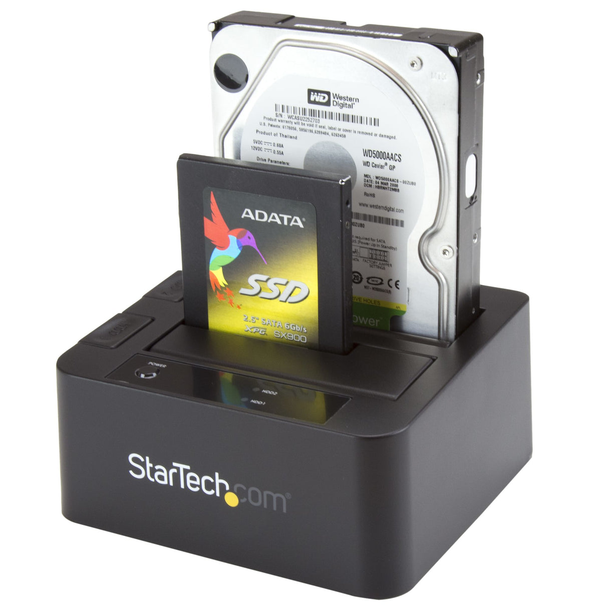 STARTECH Dual-Bay USB 3.0 | eSATA to SATA Hard Drive Docking Station | External 2.5|3.5" SATA I|II|III | SSD|HDD Docking Station | Hot-Swap Hard Drive Bays | Top-Loading (SDOCK2U33EB) (SDOCK2U33EB)