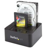 STARTECH Dual-Bay USB 3.0 | eSATA to SATA Hard Drive Docking Station | External 2.5|3.5" SATA I|II|III | SSD|HDD Docking Station | Hot-Swap Hard Drive Bays | Top-Loading (SDOCK2U33EB) (SDOCK2U33EB)