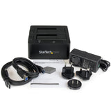 STARTECH Dual-Bay USB 3.0 | eSATA to SATA Hard Drive Docking Station | External 2.5|3.5" SATA I|II|III | SSD|HDD Docking Station | Hot-Swap Hard Drive Bays | Top-Loading (SDOCK2U33EB) (SDOCK2U33EB)