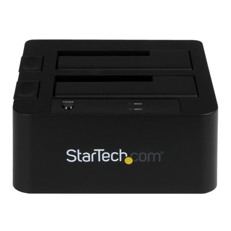 STARTECH Dual-Bay USB 3.0 | eSATA to SATA Hard Drive Docking Station | External 2.5|3.5" SATA I|II|III | SSD|HDD Docking Station | Hot-Swap Hard Drive Bays | Top-Loading (SDOCK2U33EB) (SDOCK2U33EB)