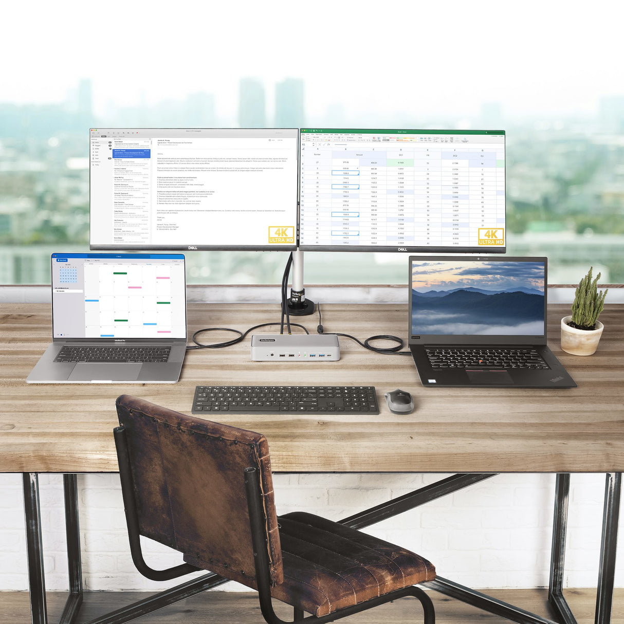 STARTECH Dual-Laptop Docking Station