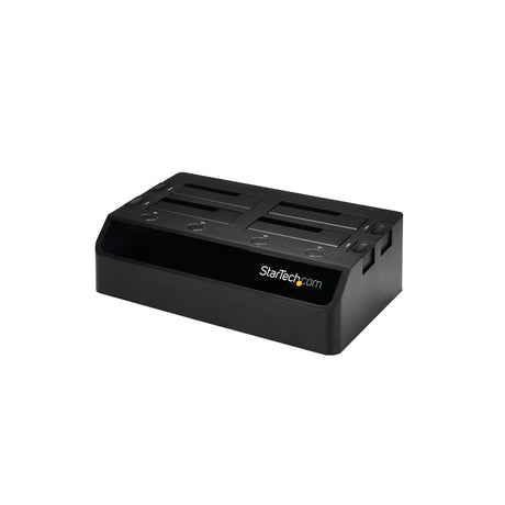 STARTECH 4-Bay USB 3.0 to SATA Hard Drive Docking Station | USB Hard Drive Dock | External 2.5|3.5" SATA III SSD|HDD Docking Station | Hot-Swap Hard Drive Bay | Top-Loading (SDOCK4U33) (SDOCK4U33)