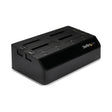 STARTECH 4-Bay USB 3.0 to SATA Hard Drive Docking Station | USB Hard Drive Dock | External 2.5|3.5" SATA III SSD|HDD Docking Station | Hot-Swap Hard Drive Bay | Top-Loading (SDOCK4U33) (SDOCK4U33)
