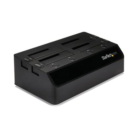 STARTECH 4-Bay USB 3.0 to SATA Hard Drive Docking Station | USB Hard Drive Dock | External 2.5|3.5" SATA III SSD|HDD Docking Station | Hot-Swap Hard Drive Bay | Top-Loading (SDOCK4U33) (SDOCK4U33)