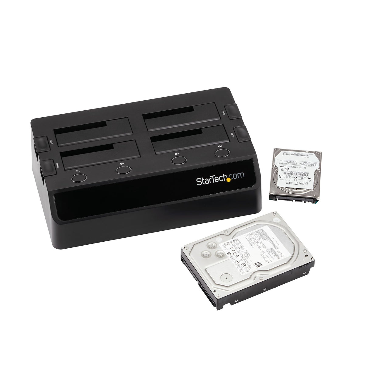 STARTECH 4-Bay USB 3.0 to SATA Hard Drive Docking Station | USB Hard Drive Dock | External 2.5|3.5" SATA III SSD|HDD Docking Station | Hot-Swap Hard Drive Bay | Top-Loading (SDOCK4U33) (SDOCK4U33)