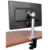 STARTECH Monitor Desk Mount - Adjustable - Supports Monitors Up to 34" (30.9lb|14kg) - Premium Single Screen VESA Monitor Mount - Desk & Grommet Clamp -Silver (ARMPIVOT) (ARMPIVOT)