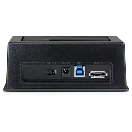 STARTECH Single Bay USB 3.0 | eSATA to SATA Hard Drive Docking Station | USB 3.0 (5 Gbps) Hard Drive Dock | External 2.5|3.5" SATA I|II|III HDD|SSD Docking Station | Top-Loading (SDOCKU33EBV) (SDOCKU33EBV)