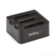 STARTECH Dual-Bay USB 3.1 to SATA Hard Drive Docking Station | USB 3.1 (10 Gbps) | External 2.5|3.5" SATA I|II|III | SSD|HDD Docking Station | Hot-Swap Hard Drive Bay | Top-Loading (SDOCK2U313) (SDOCK2U313)