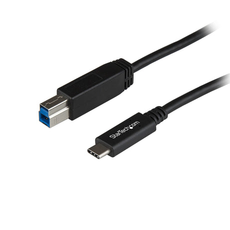 STARTECH USB C to USB B Printer Cable - 1m | 3 ft - Superspeed - USB 3.1 - 10Gbps - USB C Printer Cable - USB Type C to Type B (USB31CB1M) (USB31CB1M)