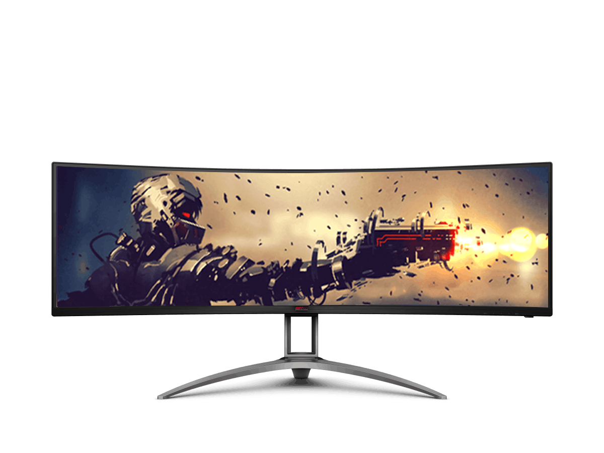 AOC AGON (49") Curve 5K LED Monitor 165HZ | HDMI(2) | DP | USB-C