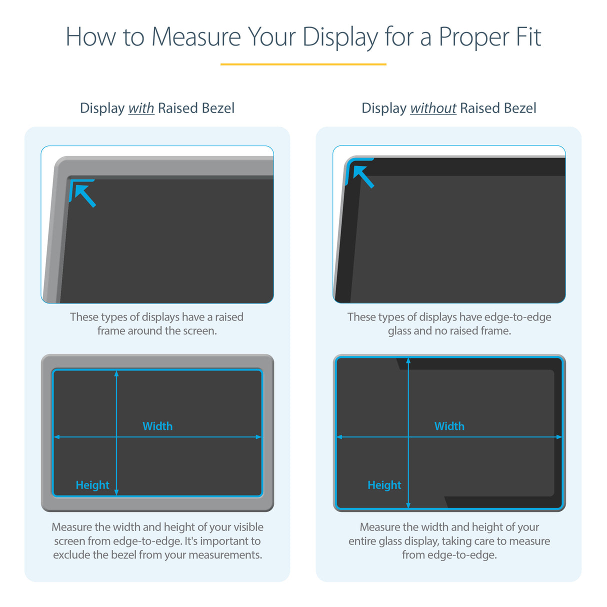 STARTECH 19.5" 16:9 Computer Monitor Privacy Filter | Anti-Glare Privacy Screen w|51% Blue Light Reduction | Monitor Screen Protector w|+- 30 Deg. Viewing Angle (19569-PRIVACY-SCREEN) (19569-PRIVACY-SCREEN)